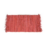 ΔΕΡΜΑΤΙΝΗ FLAT WEAVE ΚΟΚΚΙΝΗ