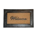 ΠΑΤΑΚΙ ΚΟΚΟΦΟΙΝΙΚΑ ΛΑΣΤΙΧΟ ΚΑΓΚΕΛΟ 'WELCOME' 45Χ75 εκ.