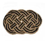 ΠΛΕΧΤΟ COCO ΠΑΤΑΚΙ ΚΟΡΔΟΝΕ ΔΙΧΡΩΜΟ ΜΑΥΡΟ 45Χ70εκ.